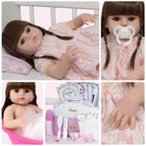 Boneca Reborn Realista Linda Com Bolsa Itens Envio Imediato Boneca Reborn Realista Linda Com Bolsa Itens Envio Imediato