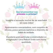 Boneca Reborn Realista Menina Princesa Baby 13 Itens Enxoval - Cegonha Reborn Dolls