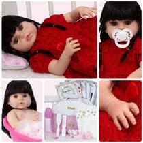 Boneca Reborn Realista Morena Enxoval Itens Envio Imediato Boneca Reborn Realista Morena Enxoval Itens Envio Imediato