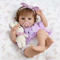 Boneca Reborn Realista SCOM 51 cm com Acessórios Boneca Reborn Realista SCOM 51 cm com Acessórios