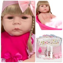 Boneca Reborn Recém Nascida Realista Abigail Bolsa 20 Itens Boneca Reborn Recém Nascida Realista Abigail Bolsa 20 Itens