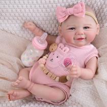 Boneca Reborn UOFTKIZ 51 cm Realista Menina Articulada Boneca Reborn UOFTKIZ 51 cm Realista Menina Articulada
