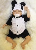 Boneca Reborn Wamdoll Rare Alive Sleepy 45 cm de silicone