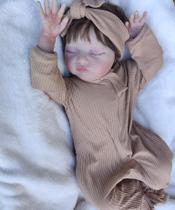 Boneca Reborn Zero Pam Real Life 48 cm de silicone macio para menina