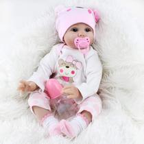 Boneca Reborn, ZIYIUI, 55 cm, garota realista com roupas e acessórios. Boneca Reborn, ZIYIUI, 55 cm, garota realista com roupas e acessórios.
