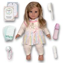 Boneca Recém- Nascido Reborn Infantil Adora Loira De Pano Boneca Recém- Nascido Reborn Infantil Adora Loira De Pano