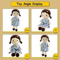 Boneca recheada para Girl Soft Plush Snuggle Play Toy Gift for