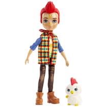 Boneca Redward Rooster & amigo Cluck Enchantimals de 6' c/ roupas - Presente p/ crianças 3-8 anos