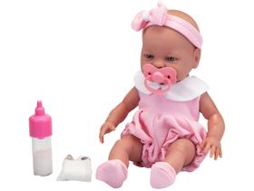 Boneca Roma Babies Primeira Mamadeira - com Acessórios Roma Brinquedos Boneca Roma Babies Primeira Mamadeira - com Acessórios Roma Brinquedos