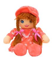 Boneca Rosa Círculos Com Chapéu 45cm - Tudo em Caixa