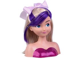 Boneca Salão Cabeleireira Maquiagem Busto Nancy Hair Com Acessorios