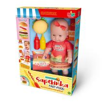 Boneca Sapekinha Fast Food Hamburguer Meninas