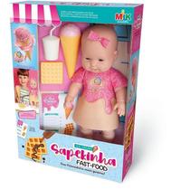 Boneca Sapekinha Fast Food Ice Cream