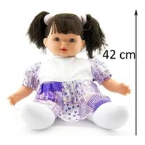 Boneca Sapekinha Soft de Pano 40 cm - Milk