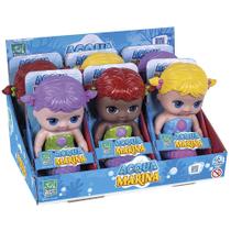 Boneca Sereia Acqua Marina Display DM Toys Boneca Sereia Acqua Marina Display DM Toys