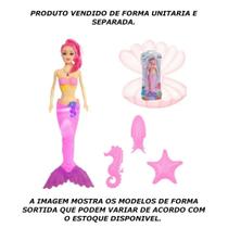 Boneca sereia com luz na cauda- zoop