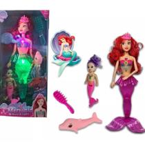 Boneca Sereia Com Luzes Que Fascinam