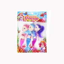 Boneca Sereia Happy Girls Colors Com 3 Pecas Na Solapa