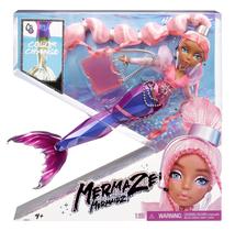 Boneca sereia MERMAZE Color Change Harmonique com acessórios