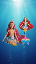 Boneca Sereia Musical Com Luzes E Acessórios Infantil