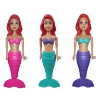 Boneca Sereia Nadadora Cauda Articulada A Corda Nada Sozinha Brinquedo De Menina - Ark Toys