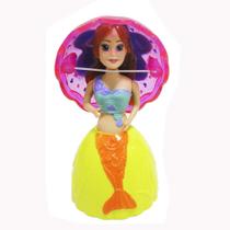 Boneca Sereia Perfumada Girl Mini Cupcake Mermaid Beauty