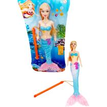 Boneca Sereia Princess Mermaid com Luz e Cores Vibrantes - Brinquedo Infantil Encantador