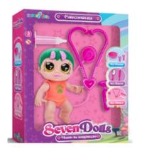 Boneca Seven Dolls com acessórios de médica - Kit médica