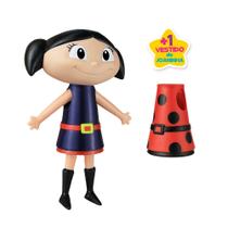 Boneca Show Da Luna Troca Roupa em Vinil Macio com 18cm