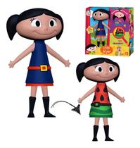 Boneca Show Da Luna Vinil Troca Roupa Melancia Cardoso Toys