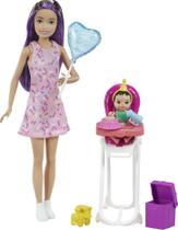 Boneca Skipper Babá com Acessórios - Playset Festa Infantil (3-7 anos) - Muda de Cor