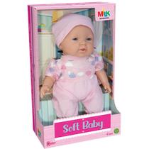 Boneca SOFT BABY 36CM com Corpo Macio e Membros em Vinil