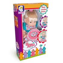 Boneca Sonho Azul Sortida Fala Frases 35cm - Cotiplas 2200
