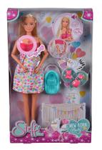 Boneca Steffi Love Grávida New Born Baby Escute O Coração Boneca Steffi Love Grávida New Born Baby Escute O Coração