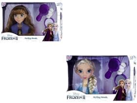 Boneca Styling Head Bustos Anna + Elsa - Frozen 2