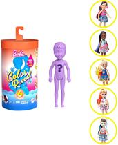Boneca Surpresa Chelsea c/ 4 bolsas misteriosas - Brinquedo Menina Barbie
