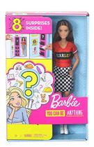 Boneca Surpresa Morena c/2 Looks e Acessórios de Carreira Barbie