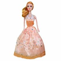Boneca Sweet Princesas Noélia 30Cm Estilo Barbie Brinquedo