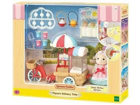 Boneca - Sylvanian Families - Triciclo Delivery de Pipoca - 5653 EPOCH MAGIA Boneca - Sylvanian Families - Triciclo Delivery de Pipoca - 5653 EPOCH MAGIA
