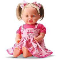 Boneca Talk Baby Frases 44cm Com Corpo De Tecido E Som Boneca Talk Baby Frases 44cm Com Corpo De Tecido E Som