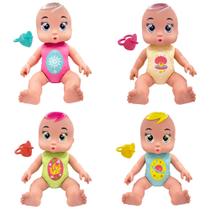 Boneca Tinker Baby Bebês da Natureza Sortidas Colecionáveis Com Acessório e Brincadeiras Homeplay