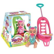 Boneca Tinker Baby Puppies Com Carrinho e Acessórios Cores Sortidas Homeplay Boneca Tinker Baby Puppies Com Carrinho e Acessórios Cores Sortidas Homeplay