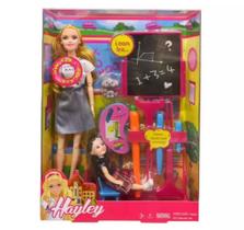 Boneca Tipo Barbie Professora Musical com aluna e Acessórios Brinquedo Infantil