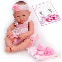 Boneca Tipo Bebê Reborn Ninos Recém Nascido Newborn Cotiplás