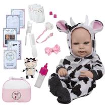 Boneca Tipo Reborn Articulado Recém Nascida Princesa Menina Boneca Tipo Reborn Articulado Recém Nascida Princesa Menina