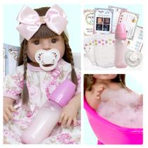 Boneca Tipo Reborn de Silicone Baby Alive Princesa + Itens Boneca Tipo Reborn de Silicone Baby Alive Princesa + Itens