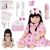 Boneca Tipo Reborn Laura Fada Madrinha Linda + Acessórios Boneca Tipo Reborn Laura Fada Madrinha Linda + Acessórios