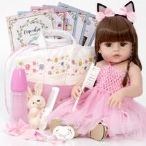 Boneca Tipo Reborn Princesa Bailarina Linda Corpo Silicone Boneca Tipo Reborn Princesa Bailarina Linda Corpo Silicone