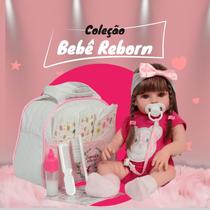 Boneca Tipo Reborn Princesa Com Corpo Siliconado + Bolsa
