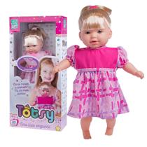 Boneca Totsy Que Fala 113 Frases 42cm Com Chupeta Super Toys